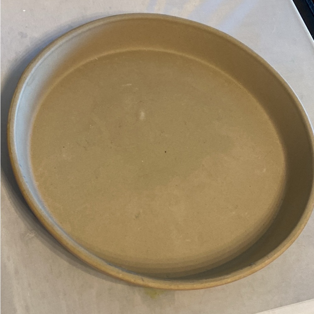 Tan Ceramic Bakeware Dish for Kitchen deep dish pan